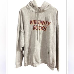 Danny Duncan Gray Virginity Rocks Graphic Sweatshirt Hoodie Mens XXL